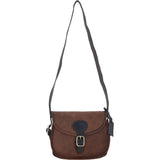 Heritage Handcrafted 100 Capacity Leather Cartridge Bag Oily Brown : Madox