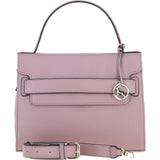 Elegant Ashwood Leather Handbag with Detachable Crossbody Strap Woodrose: 64731