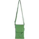 Ashwood Leather Smartphone Crossbody Bag Fern: York