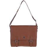 Brampton Leather Men's Emissary Messenger Bag Tan: 64403