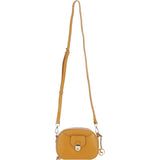 Ashwood Leather Compact Crossbody Bag with Adjustable Strap Mustard: Y-53
