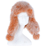 Toscana Pom Pom Sheepskin Trapper Hat Tan: 103 F