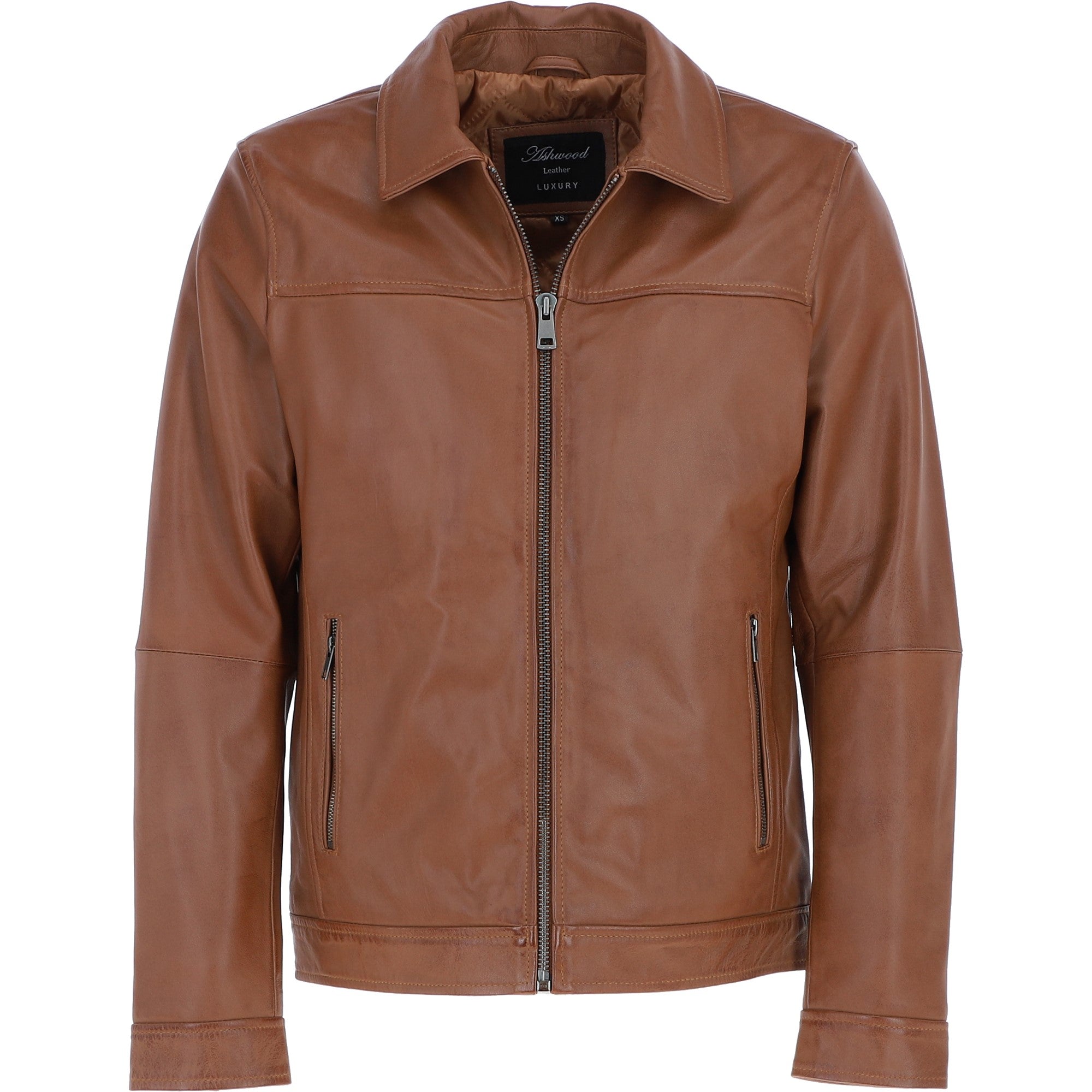 Ashwood Leather Brando Jacket Tan: AMJ-91