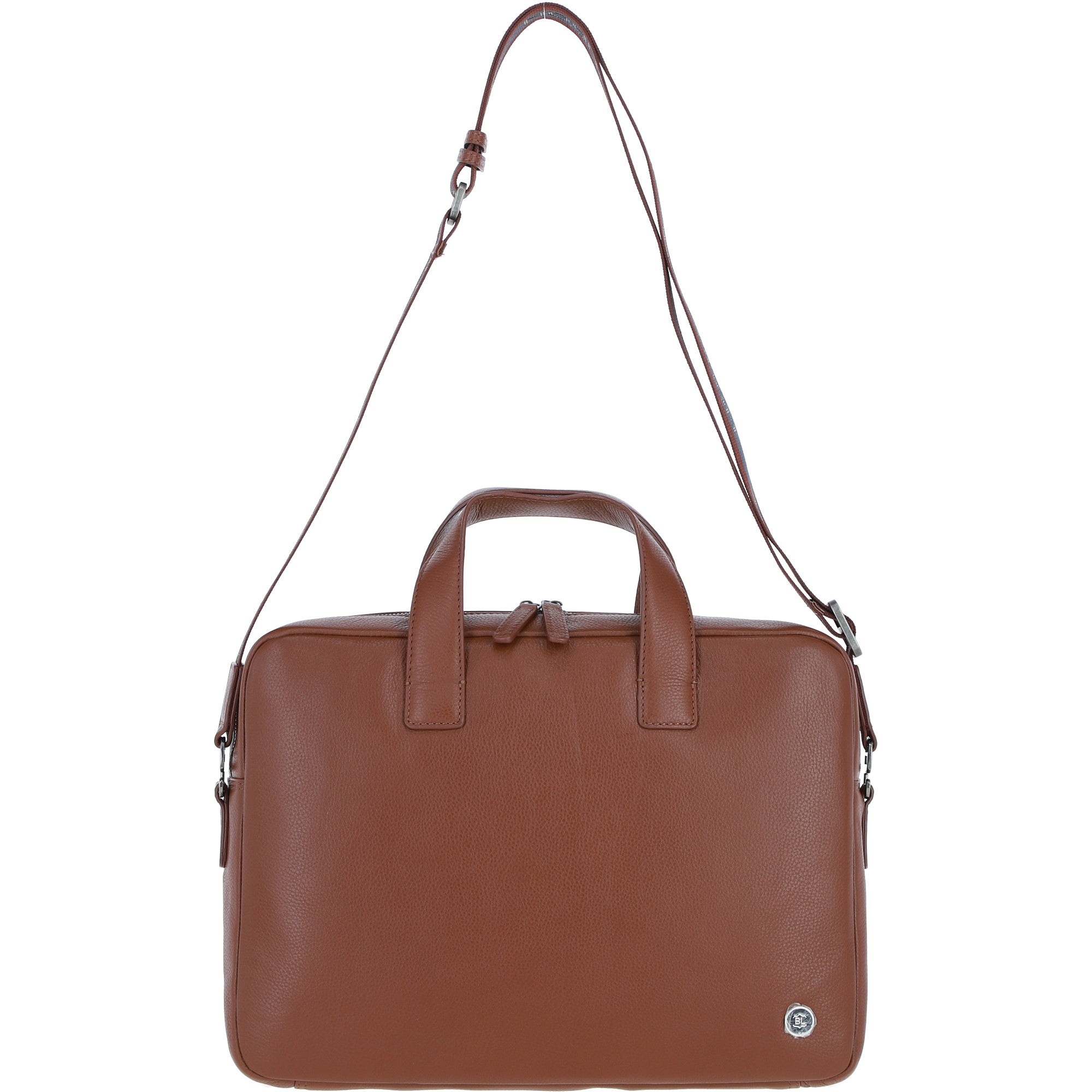 Brampton Leather Men's Messenger Bag Tan: 64273