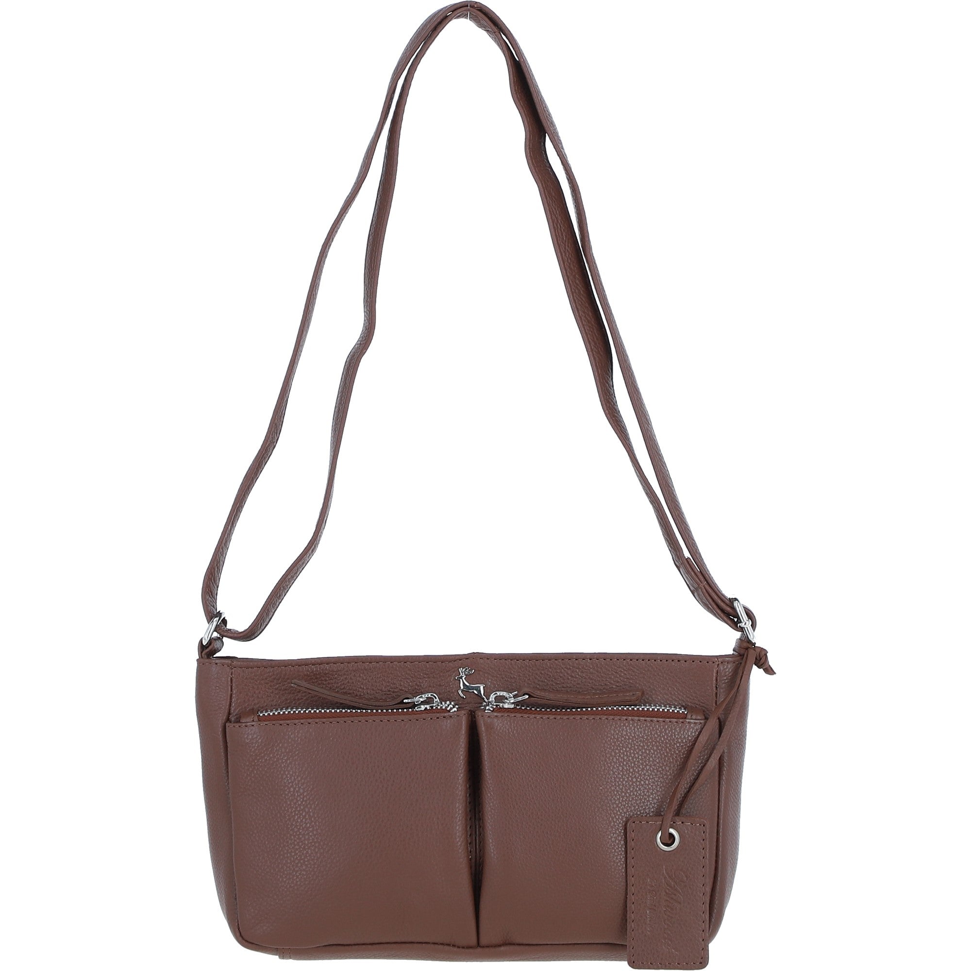 Ashwood Leather Crossbody Bag Cognac: Iverness