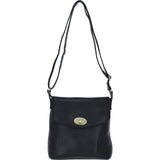 Ashwood Leather Crossbody Bag Black: M-84