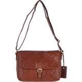 Vintage Leather Cross Body Shoulder Bag Honey – G22
