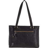 Medium Vintage Leather Handbag Black  – G26