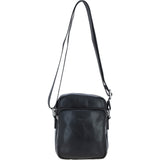 Ashwood Leather Men's Cross Body Bag Black: PL-43