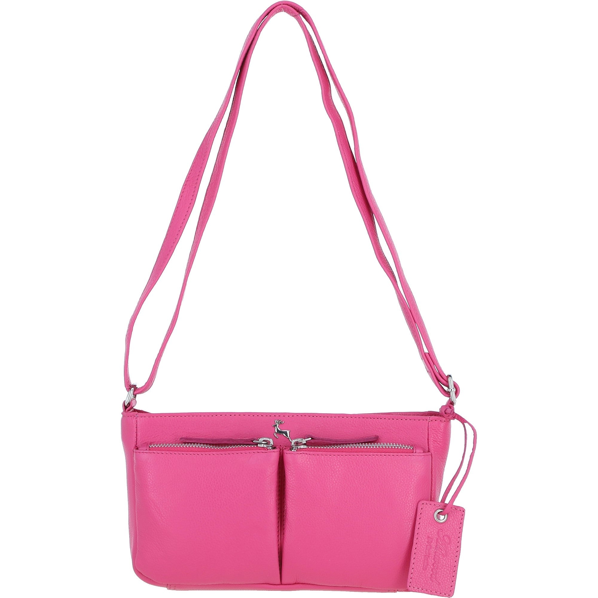 Ashwood Leather Crossbody Bag Hot Pink: Iverness