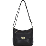 Ashwood Leather Crossbody Bag Brown: M-86