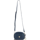 Ashwood Leather Compact Crossbody Bag with Adjustable Strap Navy: Y-53