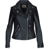 Brampton Leather ladies Biker Jacket Black: L-MB131