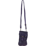 Ashwood Leather Crossbody Smart Phone Bag Purple: D-99