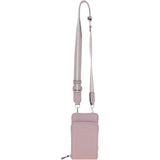 Ashwood Leather Luxury Crossbody Phone Bag Design-X Wood Rose: X-31