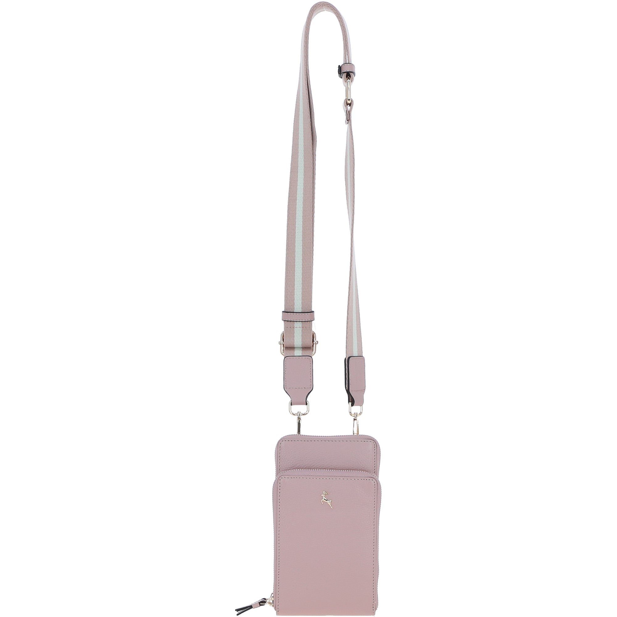 Ashwood Leather Luxury Crossbody Phone Bag Design-X Wood Rose: X-31