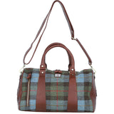 Ashwood Leather & Harris Tweed® Cloth Doctor Holdall Tan/Mcload: TW-46-02-TM