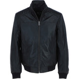 Ashwood Leather Bomber Jacket Black: AWM-784