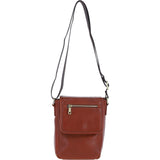 Ashwood Leather Men's Cross Body Flap Bag Tan: PL-44