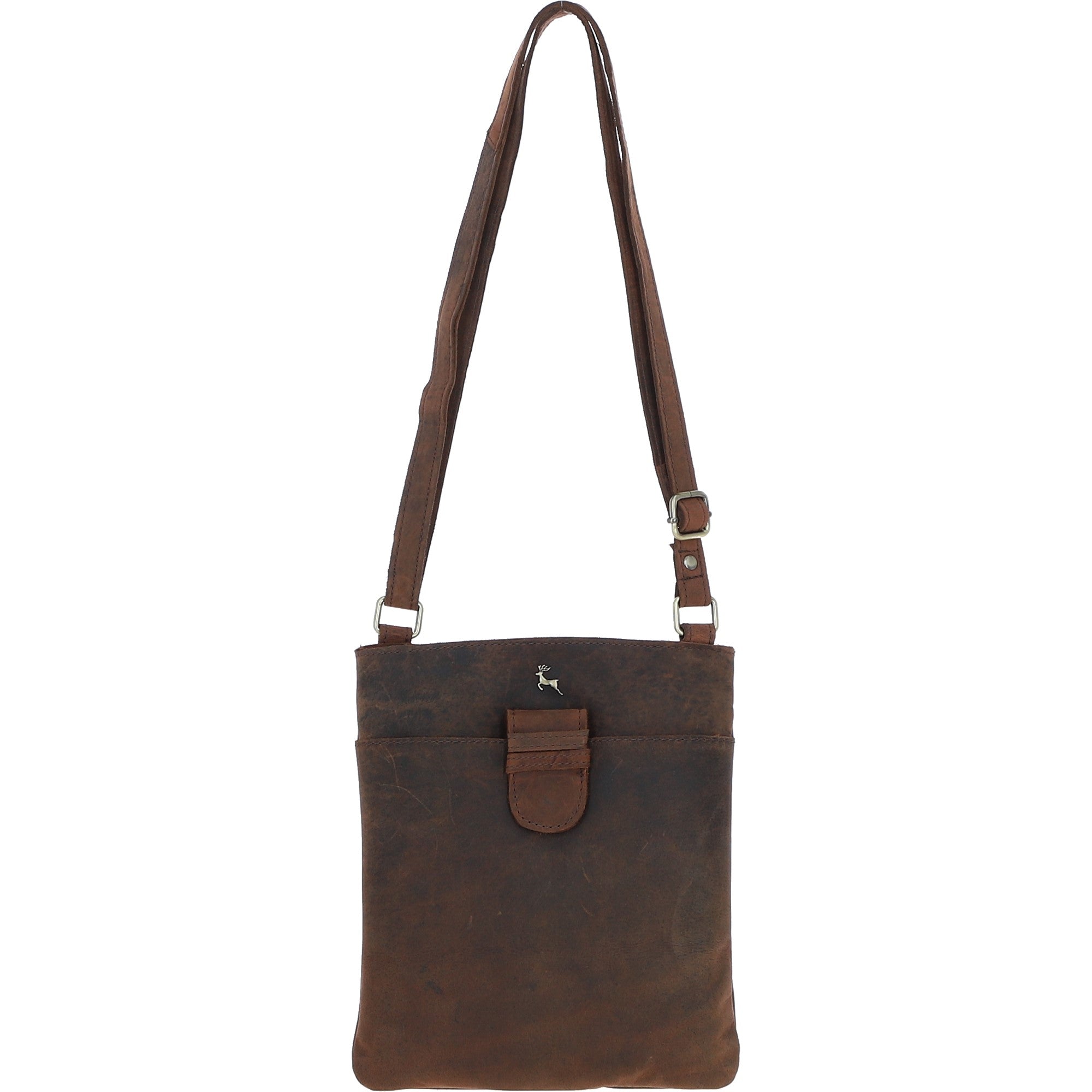 Ashwood Tab Crossbody Bag Mud/brown: ELA 1496