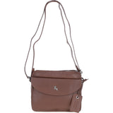 Ashwood Leather Ladies Crossbody Bag Cognac: Glasgow