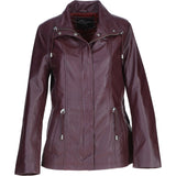 Ashwood Leather Women’s Casual Jacket Oxblood
