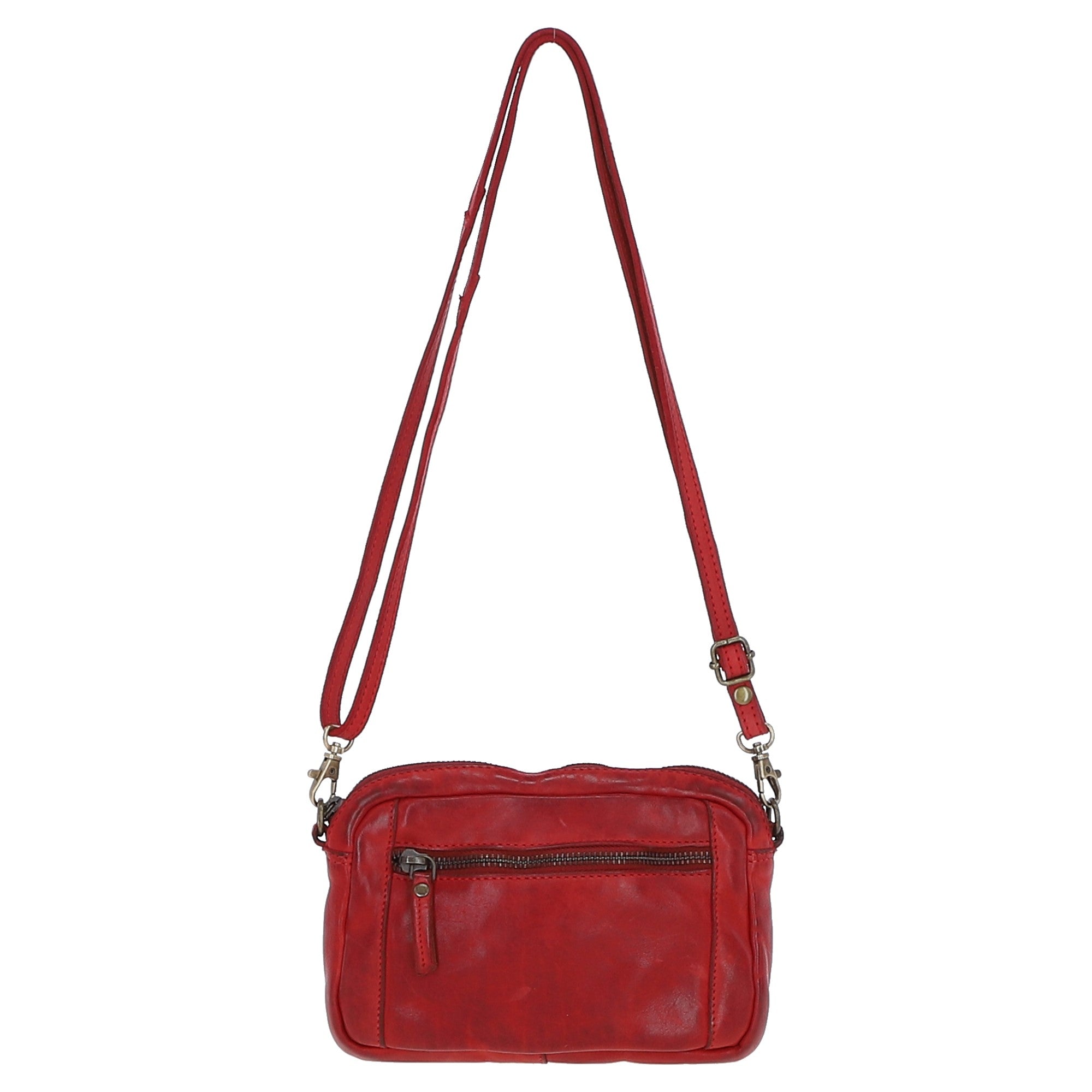Ashwood Vintage Cross Body Bag Red: D-98
