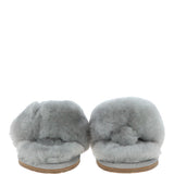 Women's Luxury  Sheepskin Flip Flops Grey: LADIES FLIP FLOP