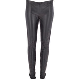 Skinny Fit Leather And Lycra Leggings Black: LEATHER LEGGINGS