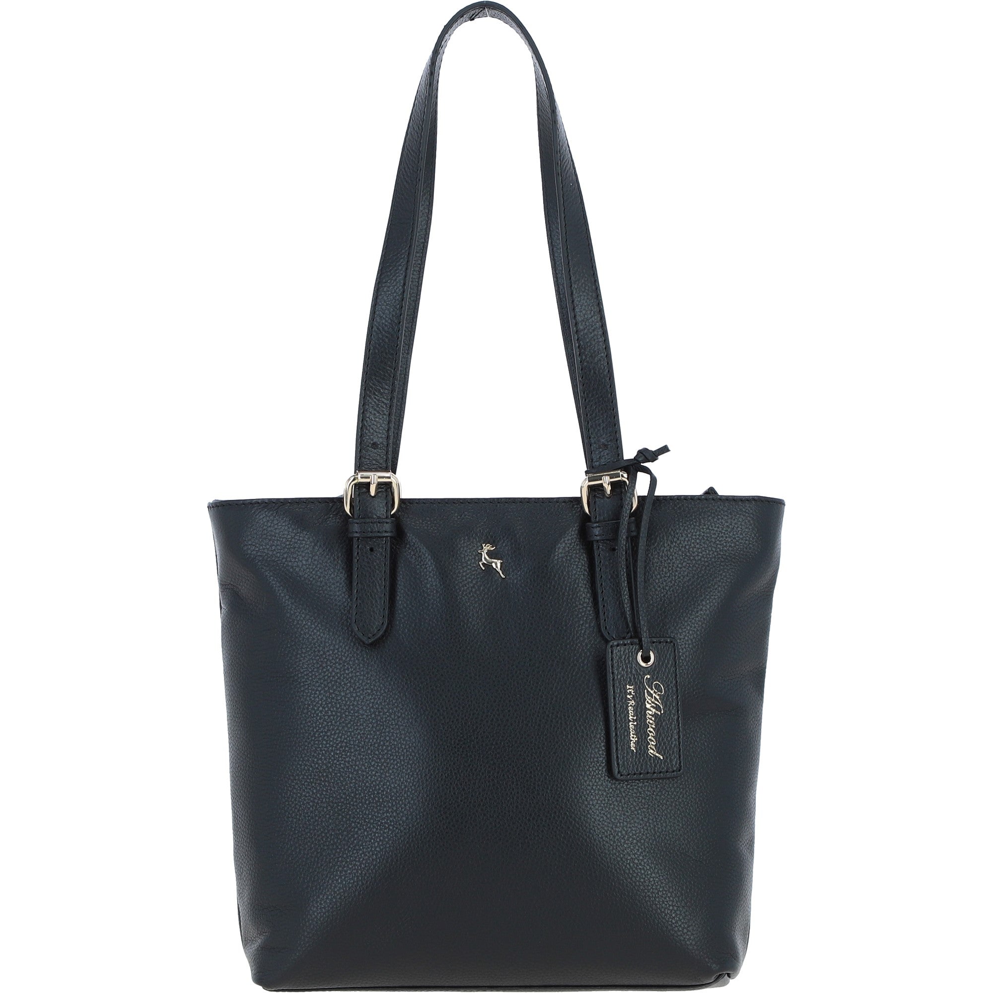Elegant Shoulder Bag with Adjustable Straps Black: 64562