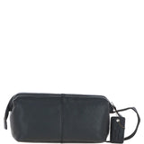 Ashwood Vintage Leather Washbag Black: Q-47