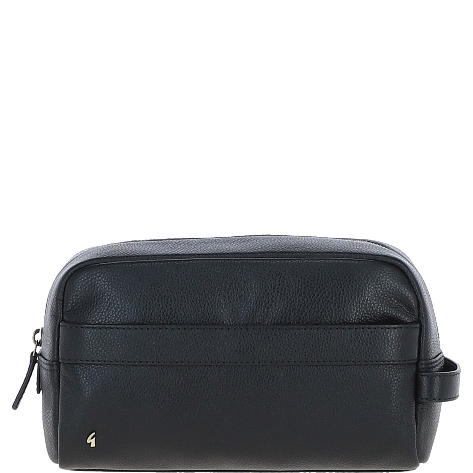 Gabicci Leather Washbag Black: GB-64959