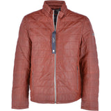 Trapper Leather Jacket Wine : Massimo