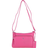 Ashwood Leather Crossbody Bag Hot Pink: Bristol