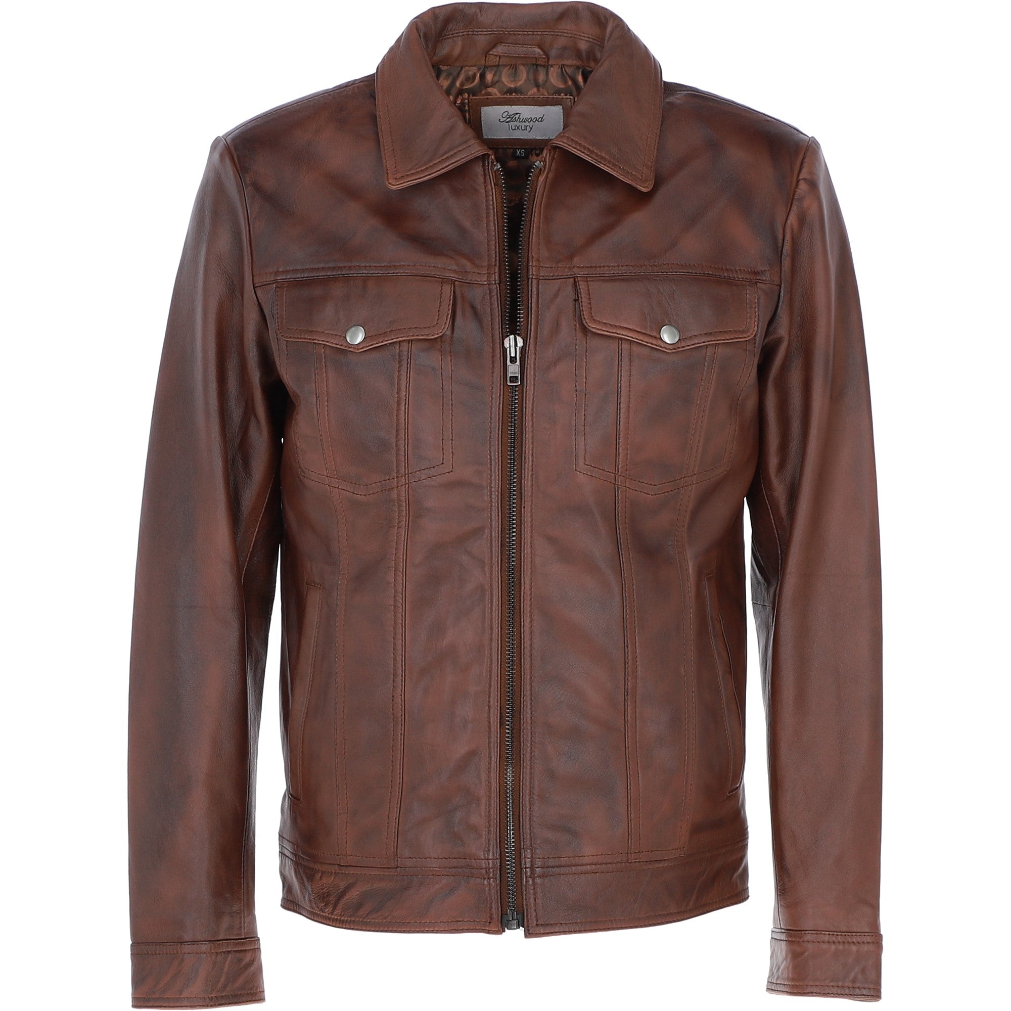 Ashwood Leather Bomber Jacket Tan: 1896