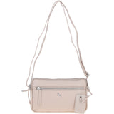 Ashwood Leather Crossbody X Shoulder Bag Mushroom: Sterling