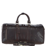 Classic Leather Weekend Bag Brandy: Q-46
