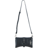 Ashwood Stylish Leather Crossbody Bag Black: 64179