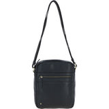 Gabicci Men's Leather Messenger Bag Black: GB-64958