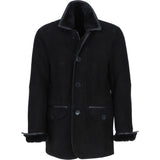 Sheepskin Coat  Black: KE-183