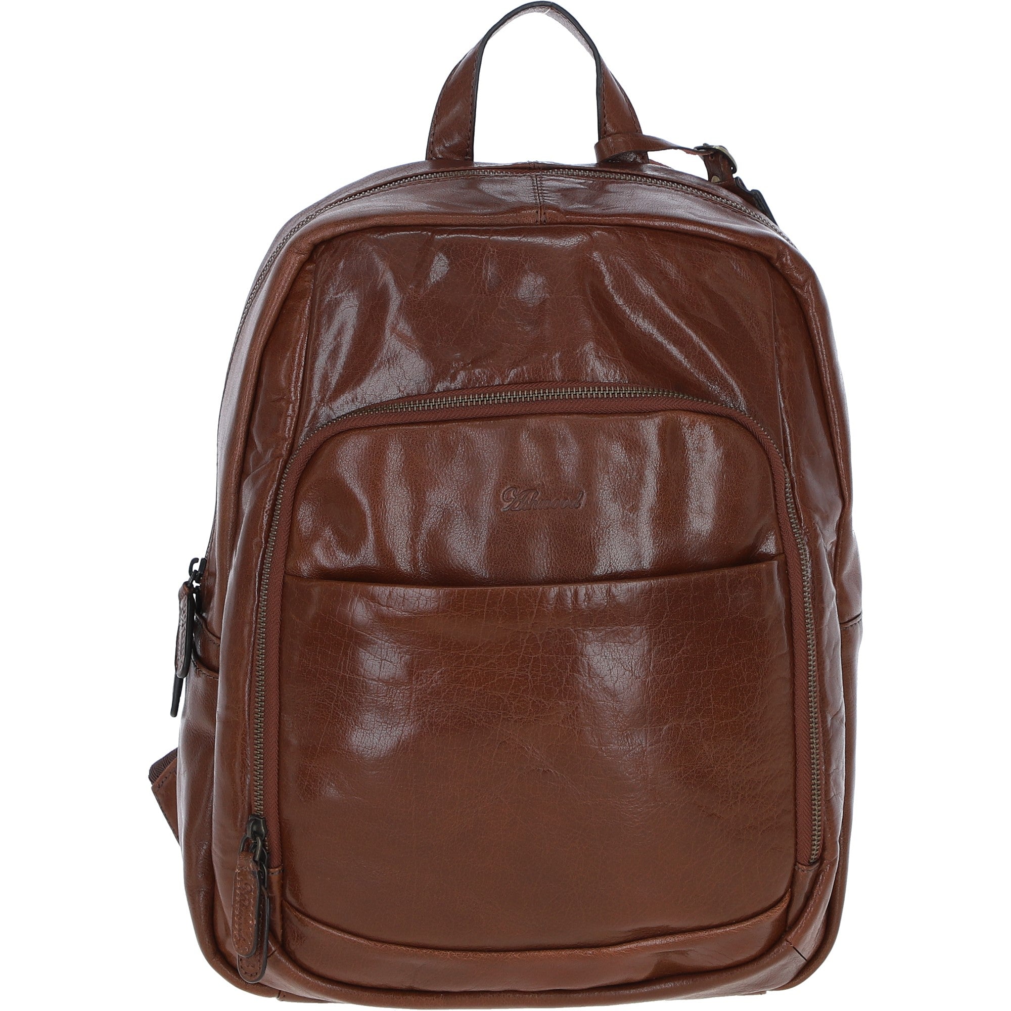 Vegetable Tanned Leather Backpack Chestnut : 11319