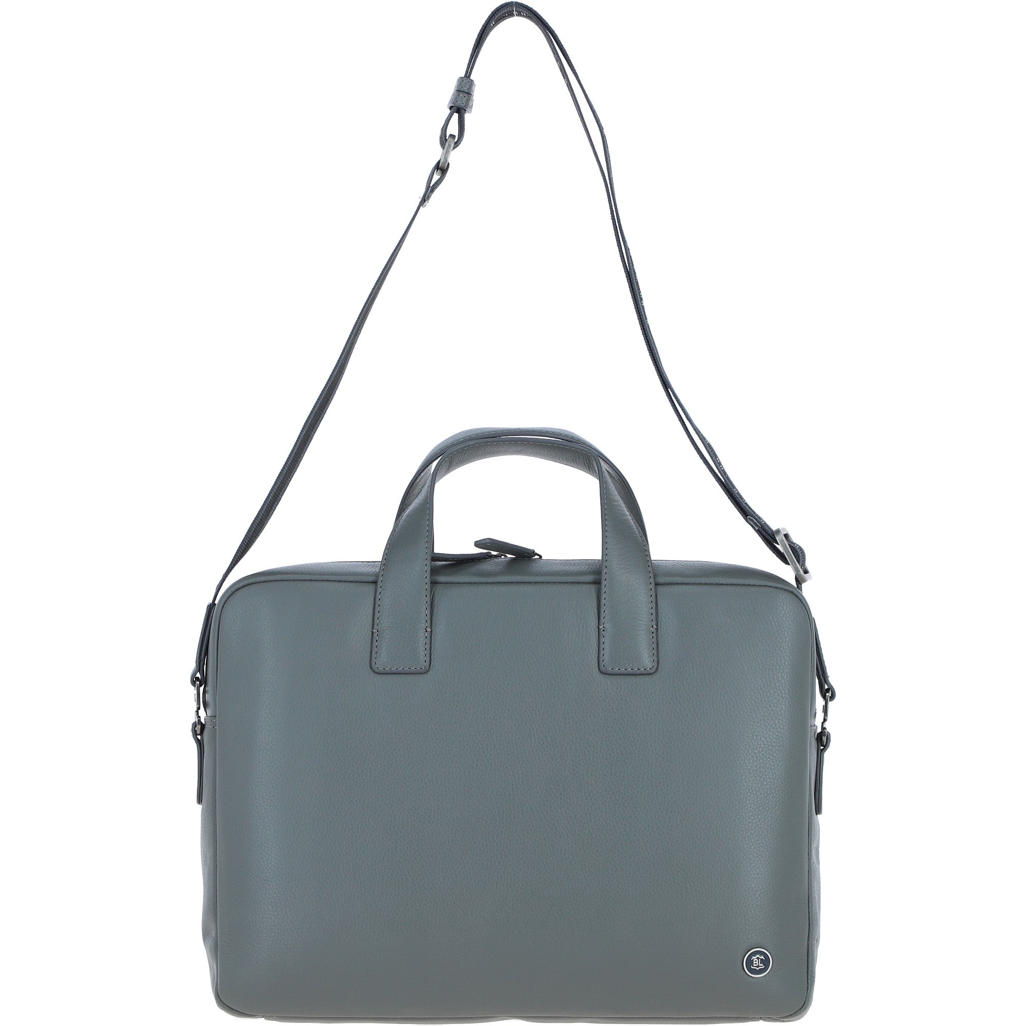 Brampton Leather Men's Messenger Bag Grey: 64273