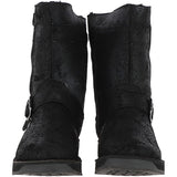 Fenland Classic  9" Vintage Sheepskin Biker Boots: BIKER BOOT LADIES