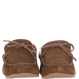 Fenland Classic Mens Suede Sheepskin Maverick Slippers Chestnut