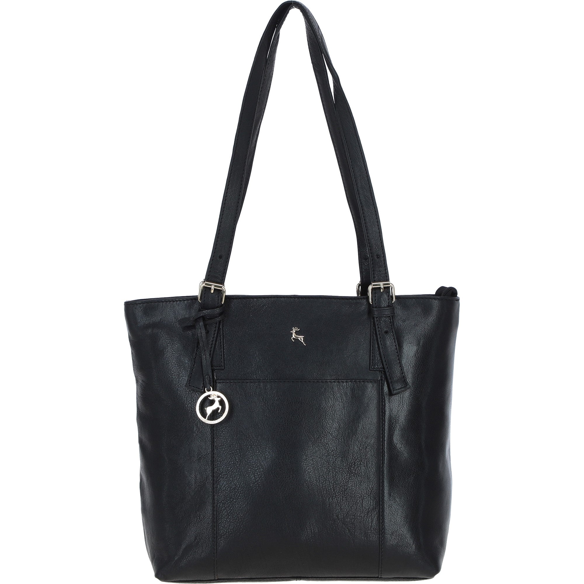 Ashwood Classic Leather Tote Bag Black: Evie