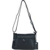 Ashwood Leather Crossbody Bag Black: Bristol
