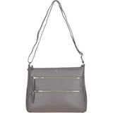 Ashwood Ladies Leather Shoulder Bag Taupe: AJ3