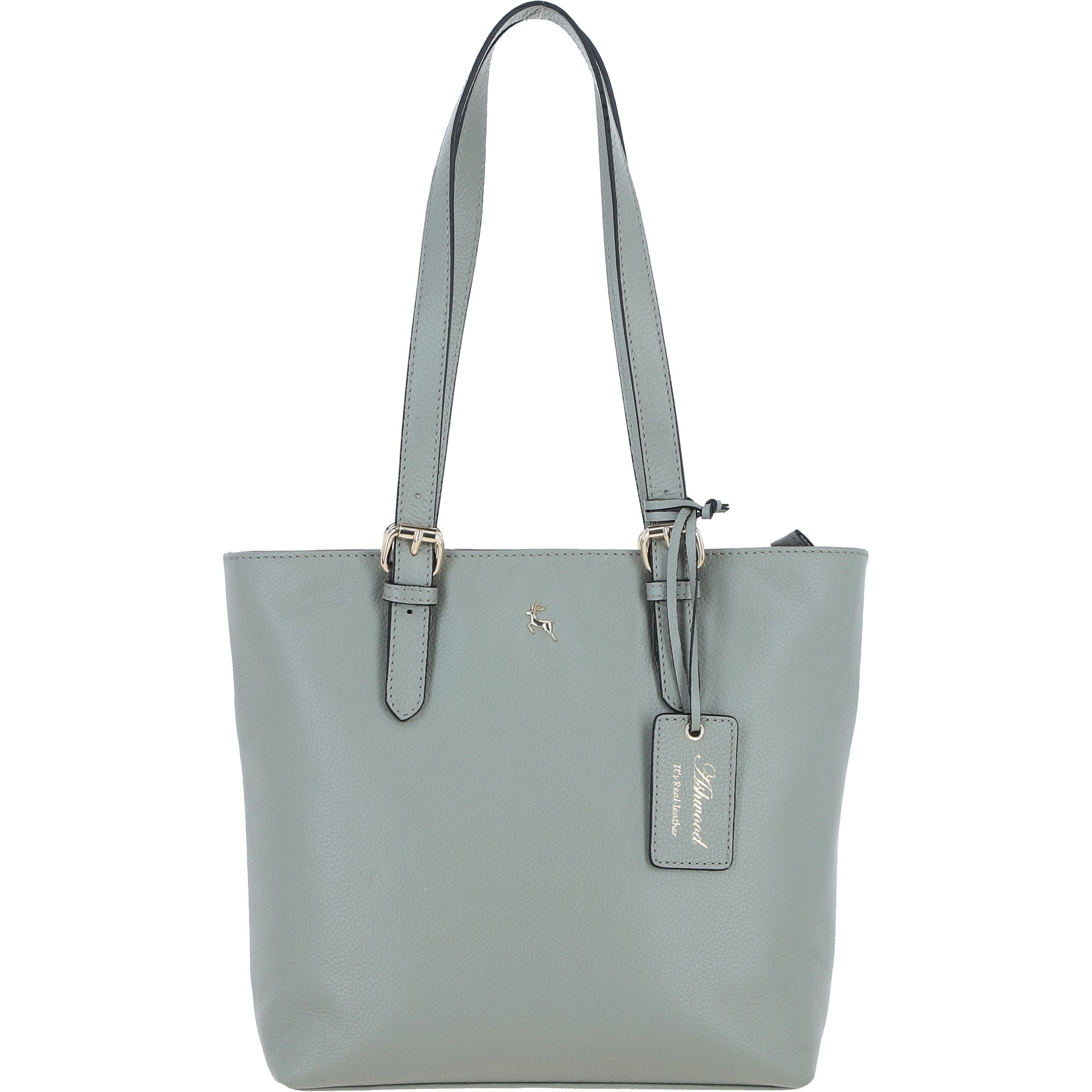 Elegant Shoulder Bag with Adjustable Straps Sage: 64562