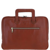 Ashwood Leather Mens Laptop Handle Bag Tan: PL-45