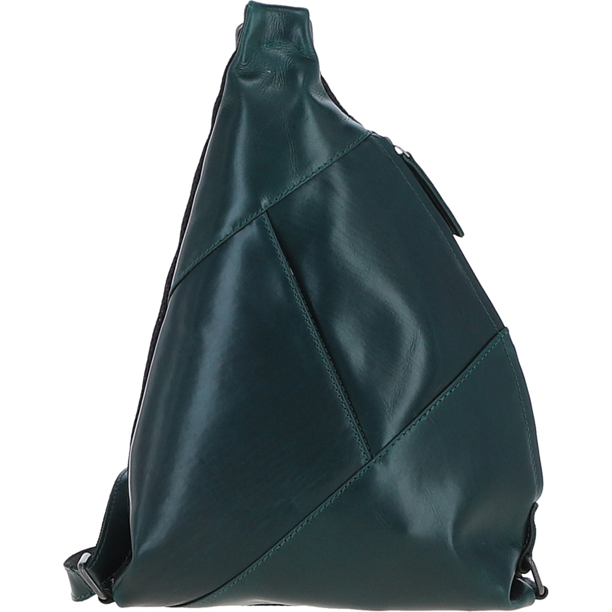 Ashwood Leather Spacious Unisex Sling Bag Green: P-67